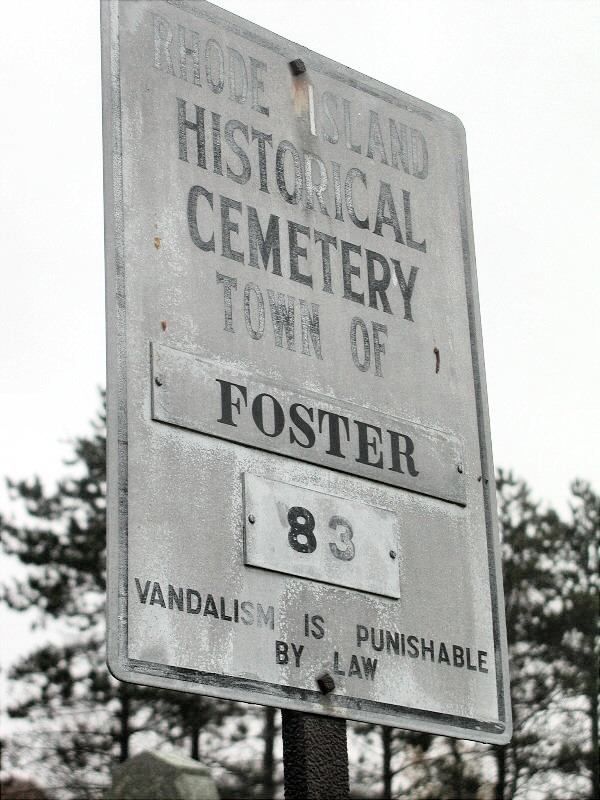 Picture of Historical Cemetery Sign